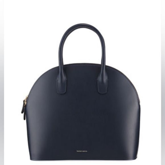 NWT $895 Mansur Gavriel Blu calf leather dome bag - Picture 10 of 10